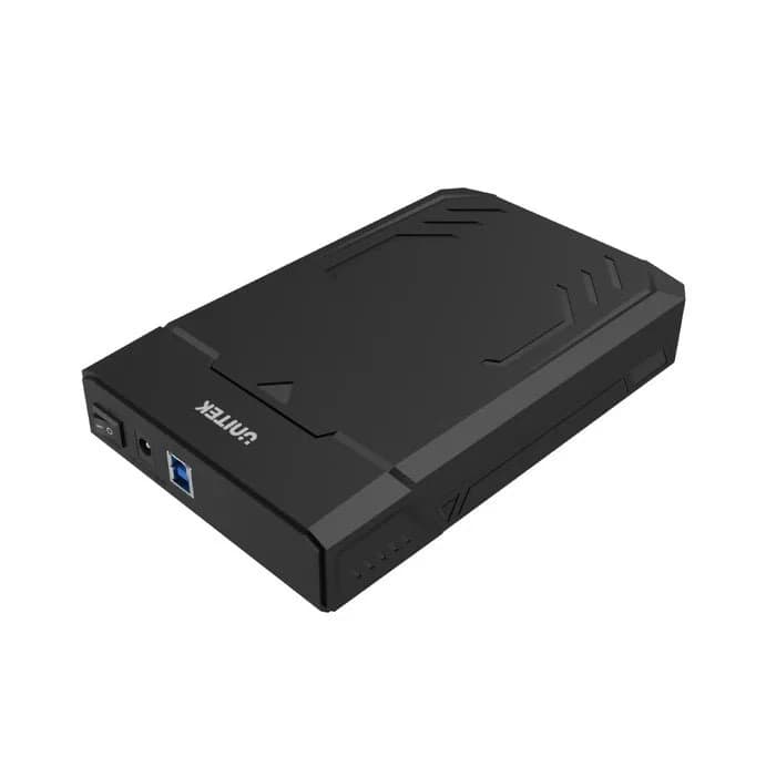 وحدة تخزين UNITEK USB 3.0 to SATA 6G Hard Drive Enclosure – External Case for 2.5″ & 3.5″ HDD/SSD, High-Speed Data Transfer, Plug-and-Play