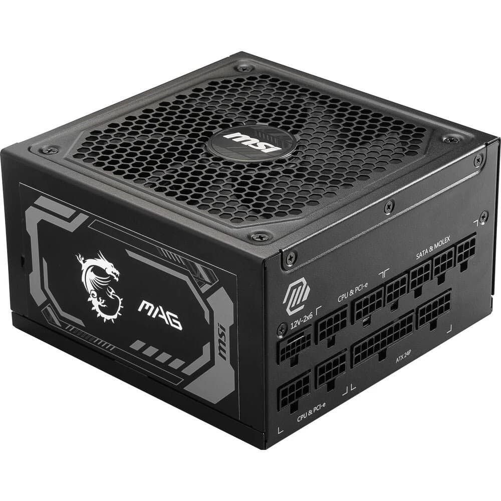 مزود طاقة MSI MAG A1000GL PCIE5 1000W 80 PLUS Gold Modular