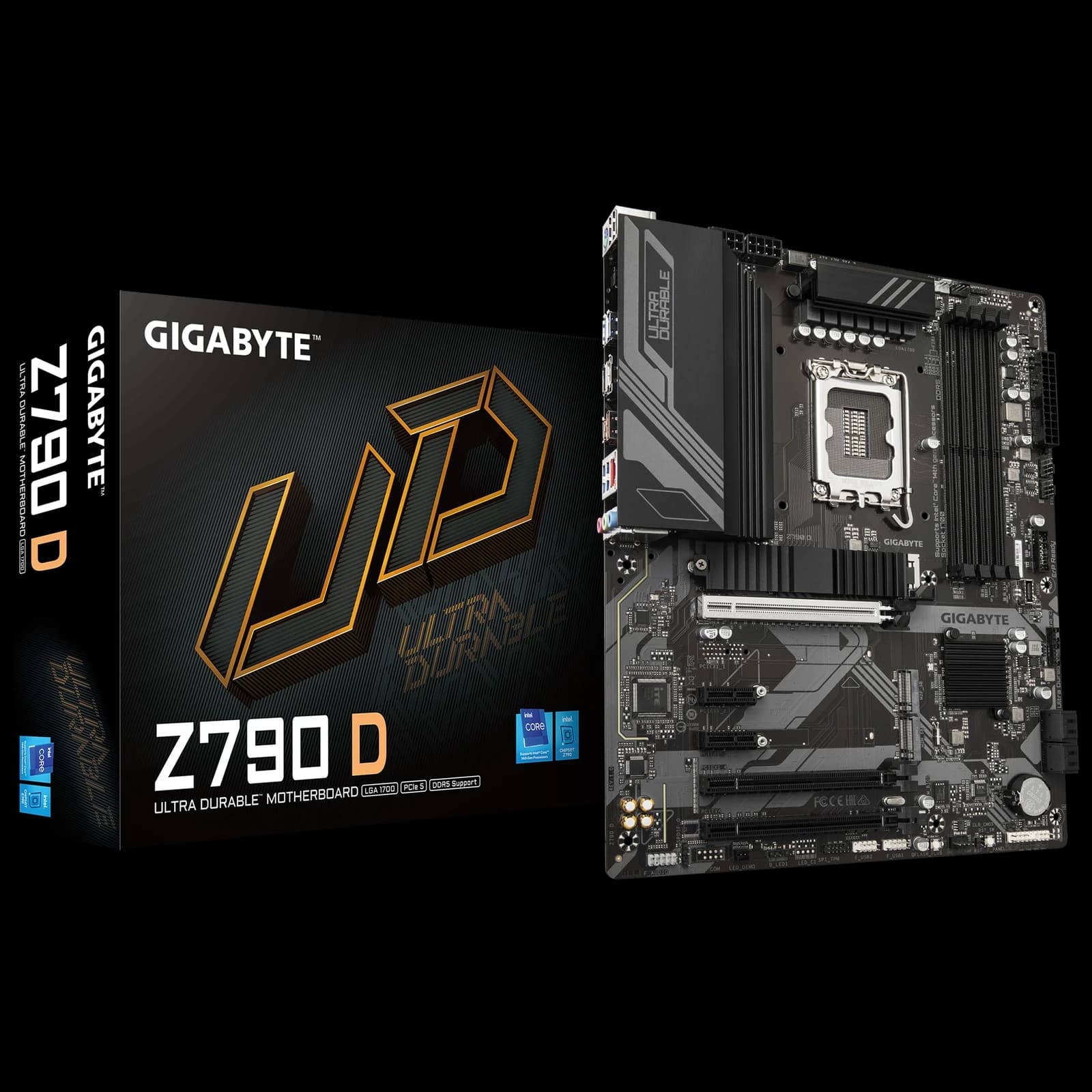 لوحة أم GIGABYTE Z790 D ATX Motherboard – LGA 1700, DDR5 7600 OC, PCIe 5.0 x16, Triple M.2, 2.5 GbE LAN, USB-C 10 Gb/s, Smart مروحة 6