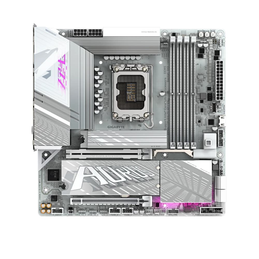 لوحة أم GIGABYTE Z890M AORUS ELITE WIFI7 ICE LGA 1851 Motherboard