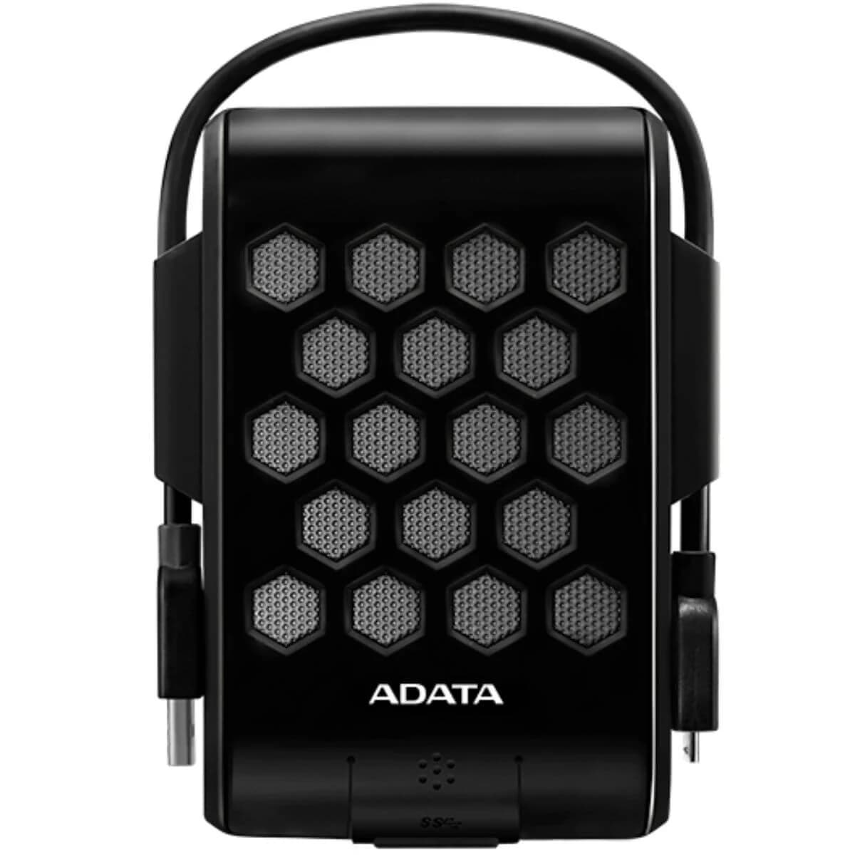 وحدة تخزين ADATA HD720 External Hard Drive USB 3.2 Military-Grade Shockproof Waterproof Rugged Design – 2TB — أسود