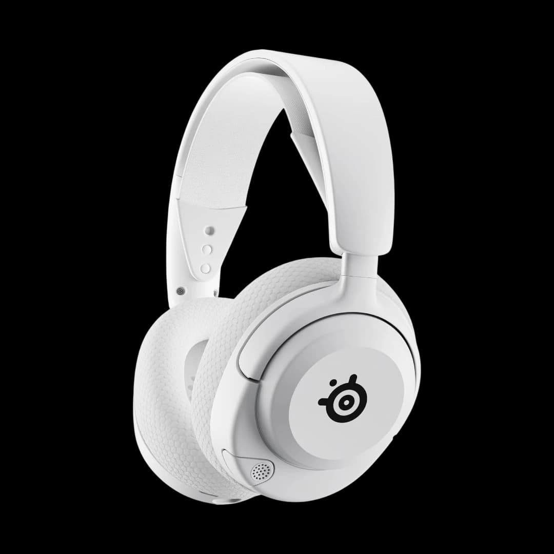 سماعة رأس SteelSeries Arctis Nova 5P لاسلكية بيضاء