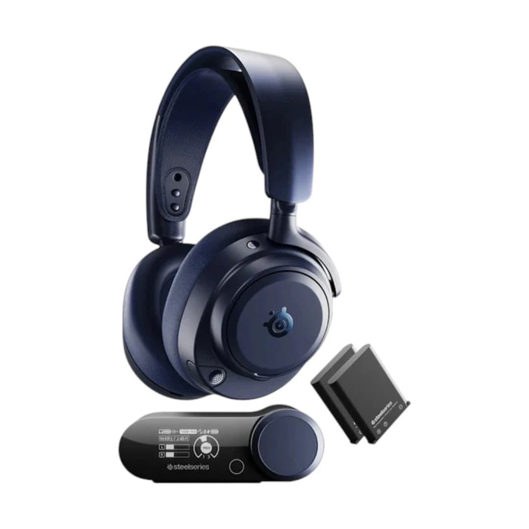 سماعة رأس SteelSeries Arctis Nova Pro Omni لاسلكية Midnight زرقاء