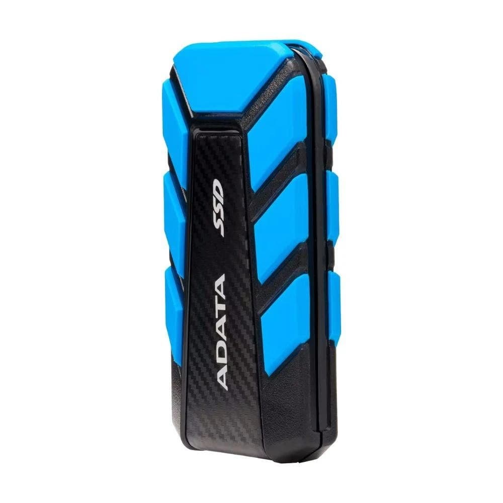 وحدة تخزين ADATA SD820 2TB Rugged External SSD – IP68 Waterproof, MIL-STD-810G Drop-Resistant, USB 3.2 Gen 2×2, حتى 2000 MB/s High-Speed Portable Storage — أزرق