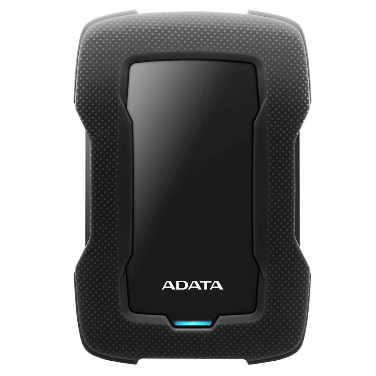 وحدة تخزين ADATA HD330 External Hard Drive USB 3.2 Durable Shockproof Silicone Protective Rugged Design – 2TB — أسود