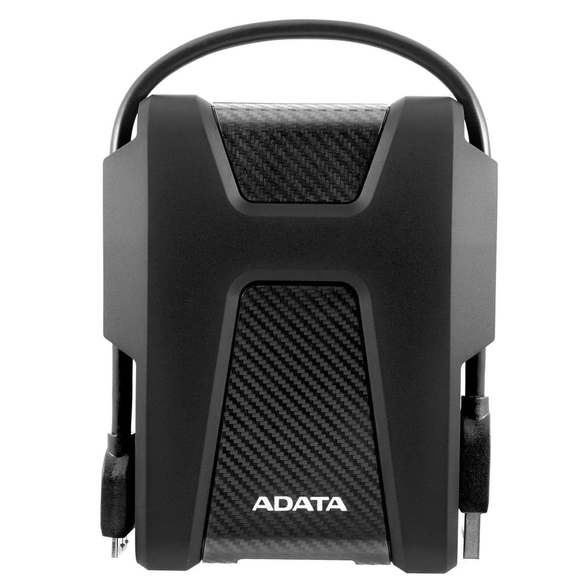 وحدة تخزين ADATA HD680 External Hard Drive USB 3.2 Military-Grade Shockproof Protective Rubberized Rugged Design – 1TB — أسود