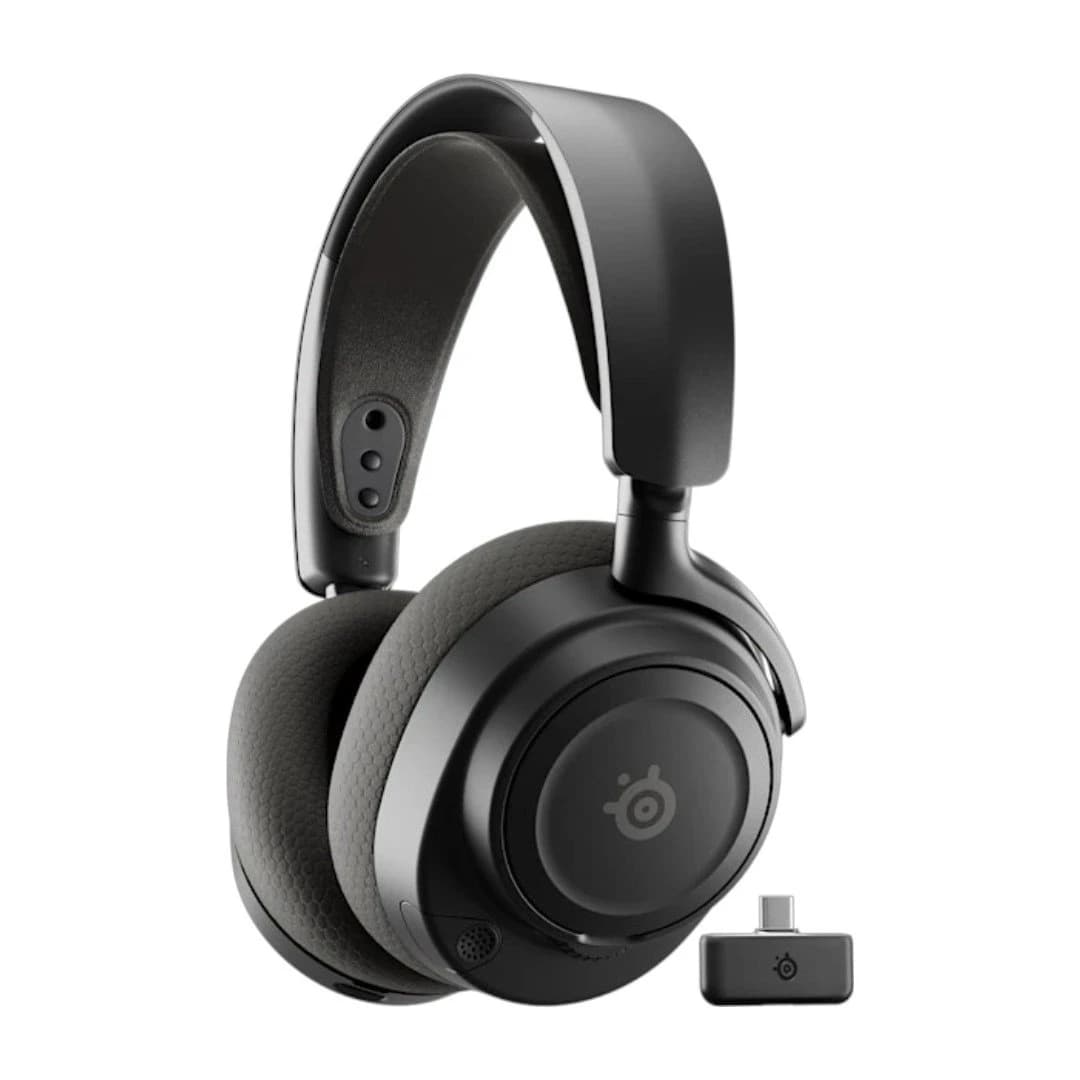 سماعة رأس SteelSeries Arctis Nova 7P لاسلكية Gen 2 سوداء