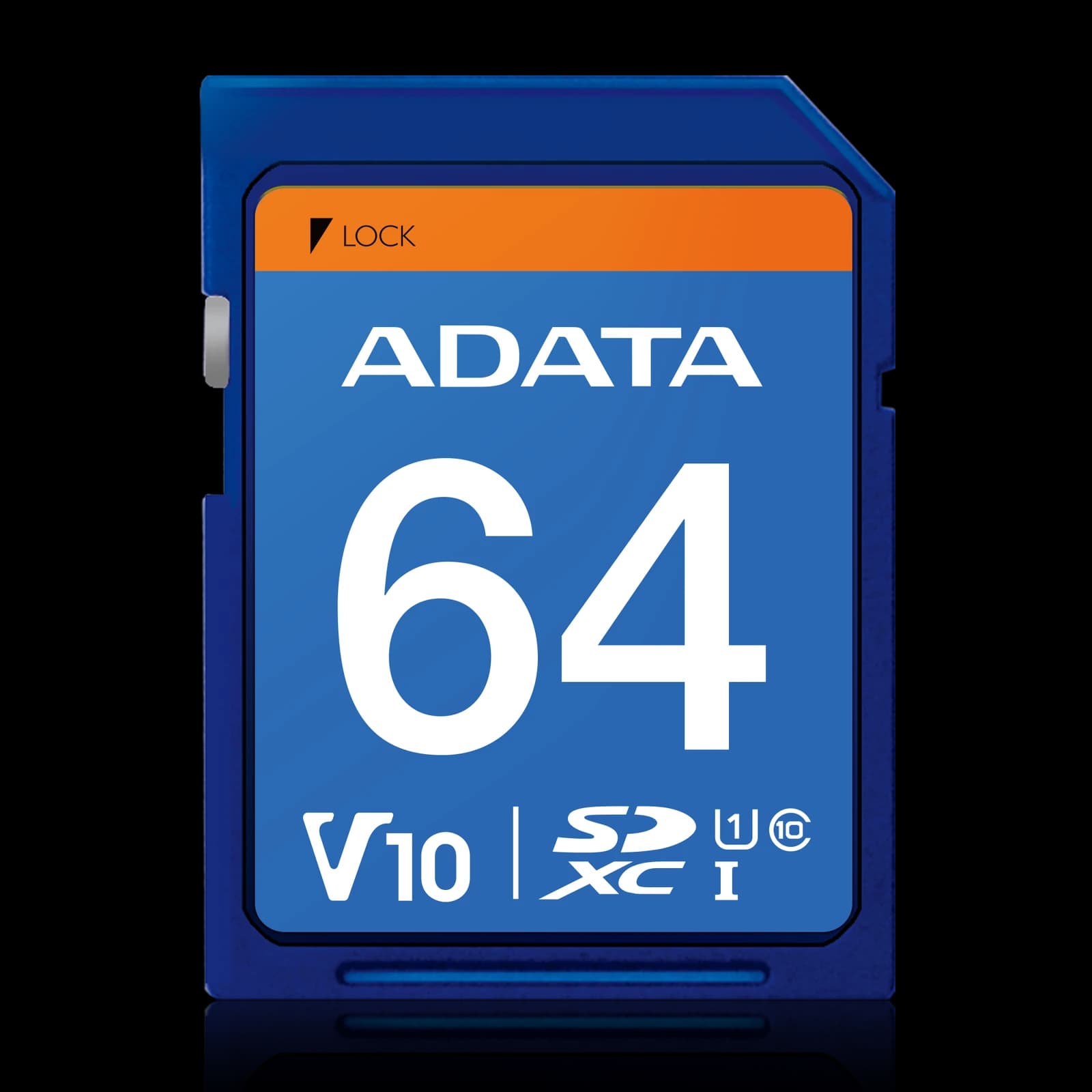 وحدة تخزين ADATA Premier SDXC/SDHC UHS-I Class10 Memory Card – حتى 100 MB/s Read, V10, 64 GB