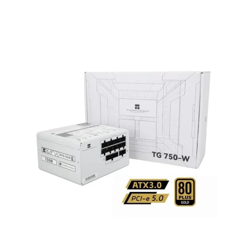 مزود طاقة Thermalright TR-TG750-W 750W 80+ Gold Modular – أبيض