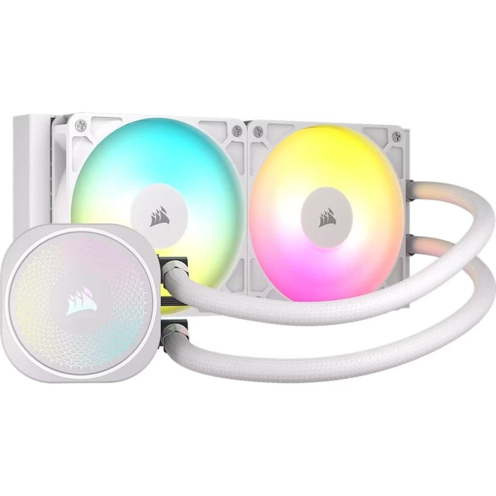 تبريد Corsair NAUTILUS 240 RS ARGB Liquid CPU Cooler – أبيض