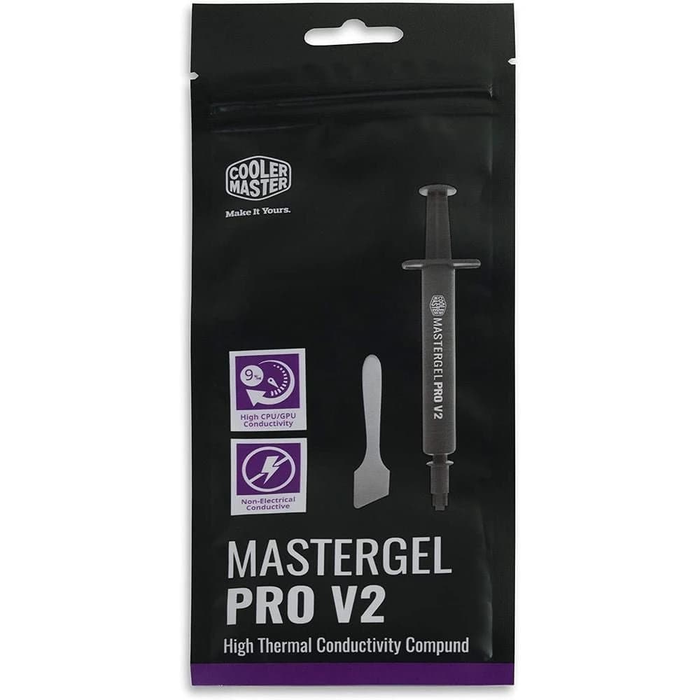 تبريد Master MasterGel Pro V2 Thermal Paste, High Performance CPU & GPU Thermal Grease, Non-Conductive