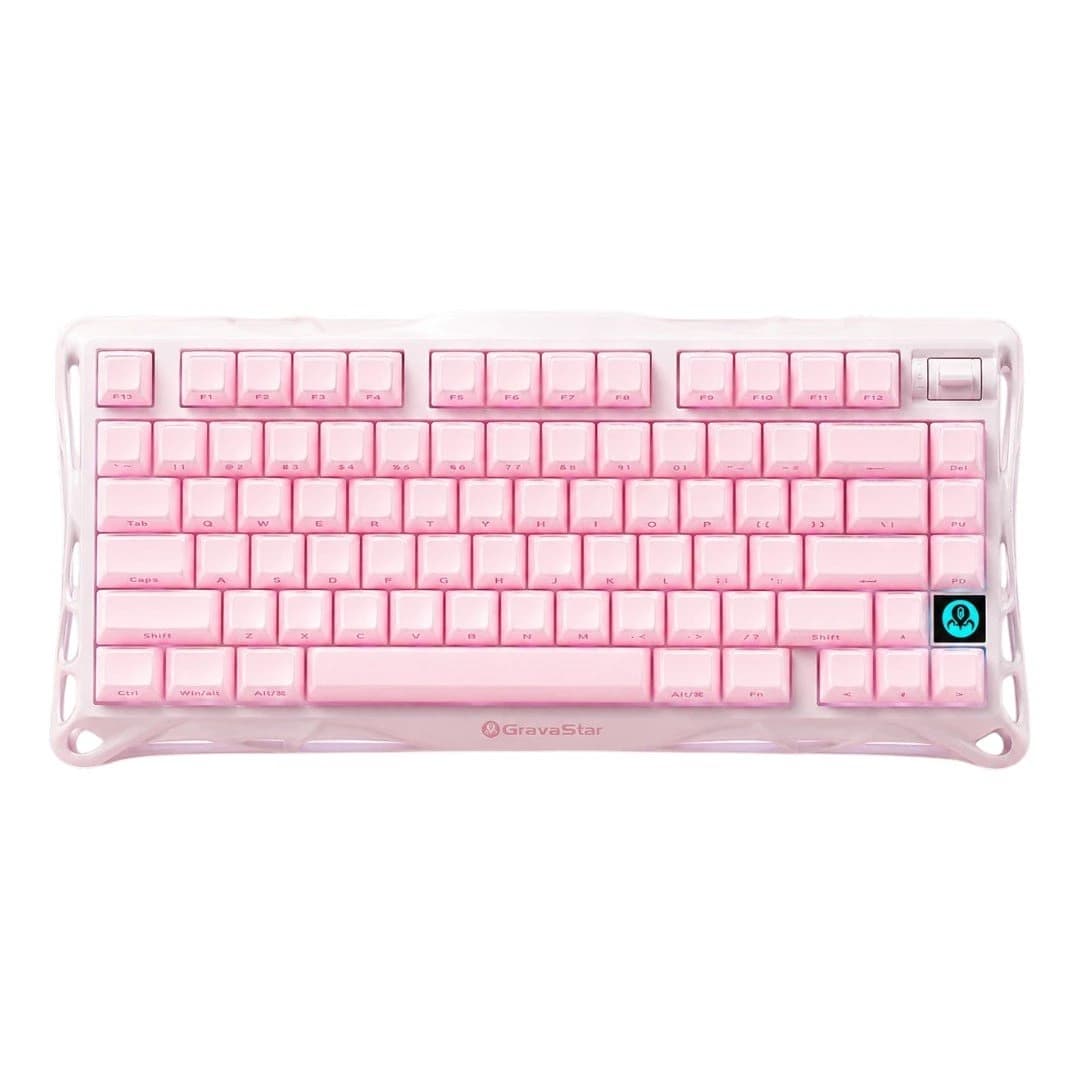 لوحة مفاتيح GravaStar Mercury K1 Special Edition – Sakura وردي