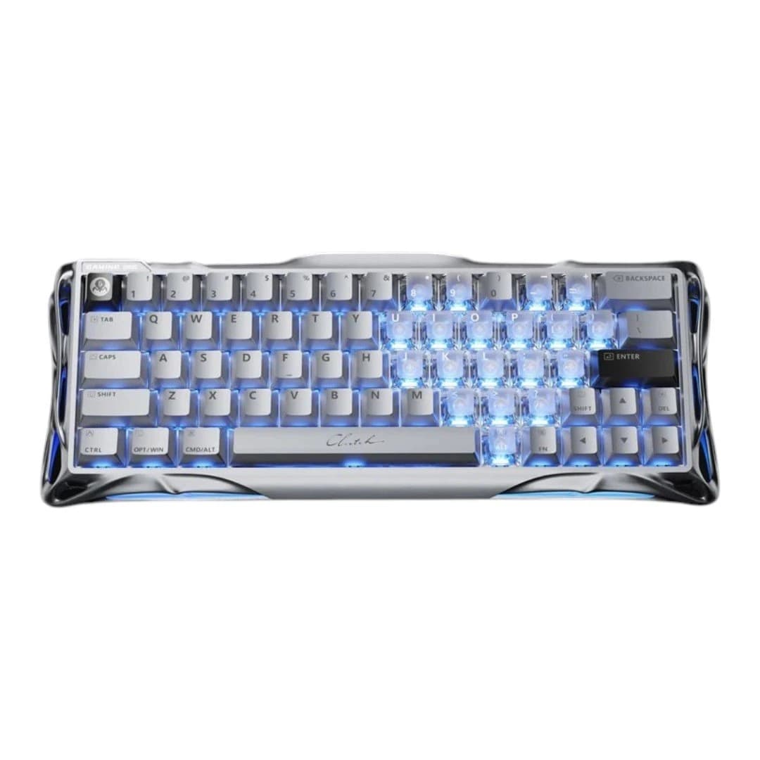 لوحة مفاتيح GravaStar Mercury V60 Pro مغناطيسية Chrome Silver