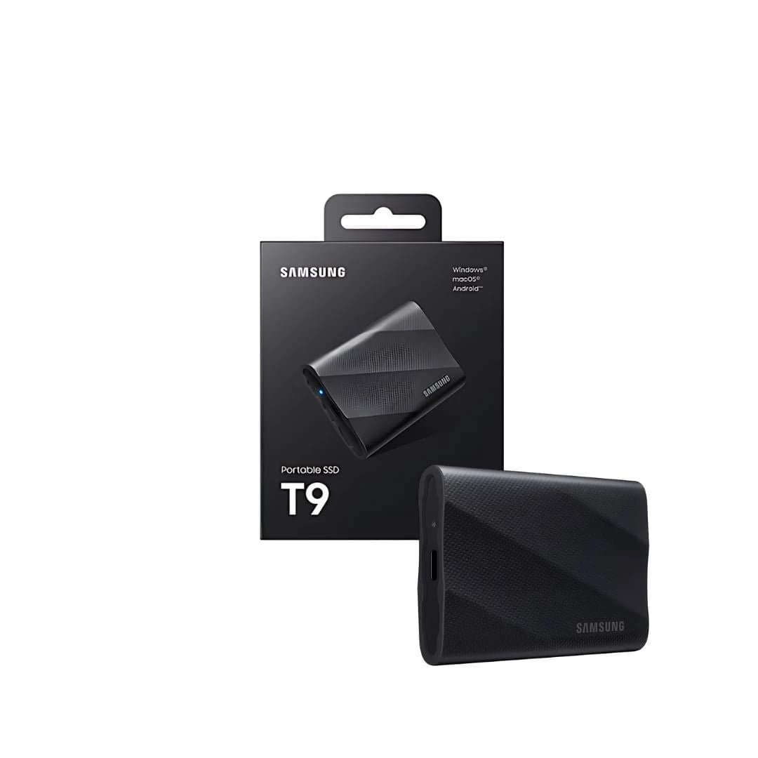 وحدة تخزين Samsung T9 2TB Portable External SSD, أسود