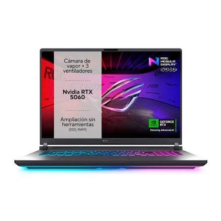 Laptop ASUS ROG Strix G18 G815LM-S8090, Intel Core Ultra 9-275HX, RAM 32GB, 1TB SSD, NVIDIA RTX 5060 8GB, 18.0 FHD+ WUXGA 144Hz, Volt Green