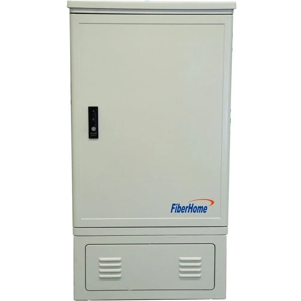 كيس كمبيوتر FiberHome GXF5-288 Fiber Distribution Hub – 288 Core, 24 RP12 Trays, SC/APC, 32 Splitter Slots, IP65, 1460×760×320mm, Outdoor Cabinet