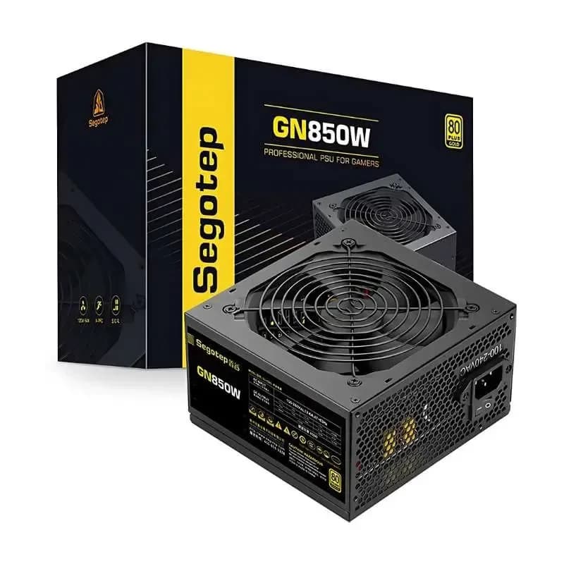 مزود طاقة Segotep GN850W 850W 80+ ATX 3.1 Gold كابلات ثابتة – أسود