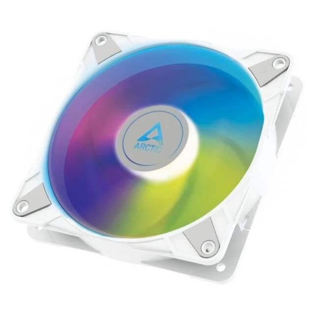 تبريد Arctic P12 PWM PST A-RGB Semi-Passive 120mm مروحة (أبيض)