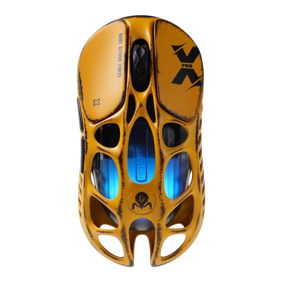ماوس Gravastar Mercury X Pro 8K Special Edition Worn-أصفر