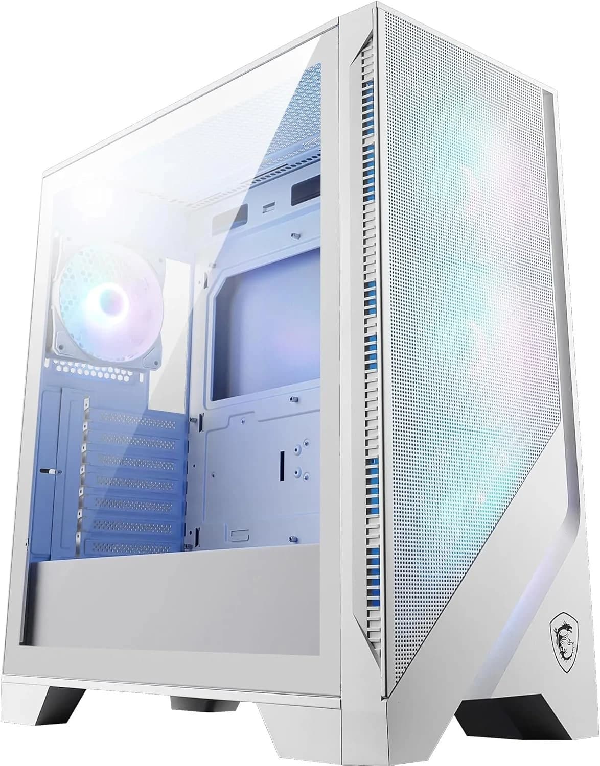 كيس كمبيوتر MSI MAG FORGE 320R AIRFLOW – PC case – Medium Tower — أبيض