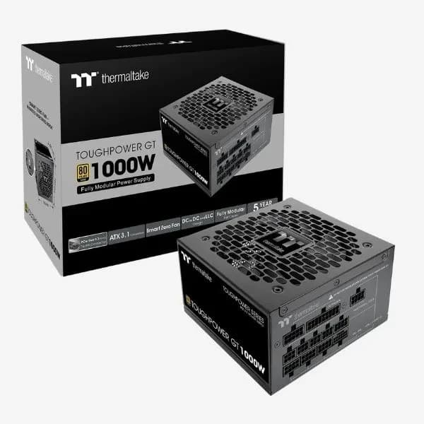 مزود طاقة Power Thermaltake TPT-GT1000W GOLD PCIE 5.1 ATX 3.1