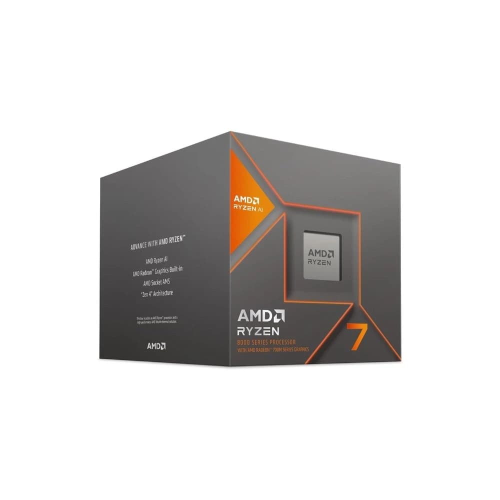 معالج AMD RYZEN 7 8700G 3.8/24M 8C 16THREADS Processor-علبة