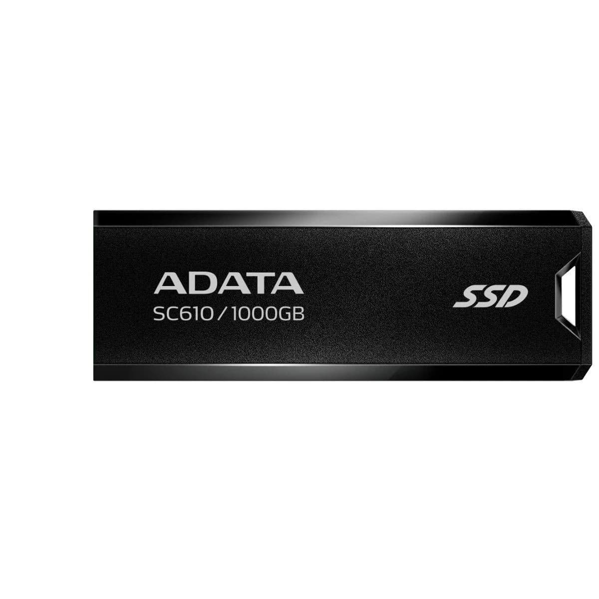 وحدة تخزين ADATA SC610 External SSD USB 3.2 Gen2 550MB/s Read 500MB/s Write Capless Slide-Out Cableless