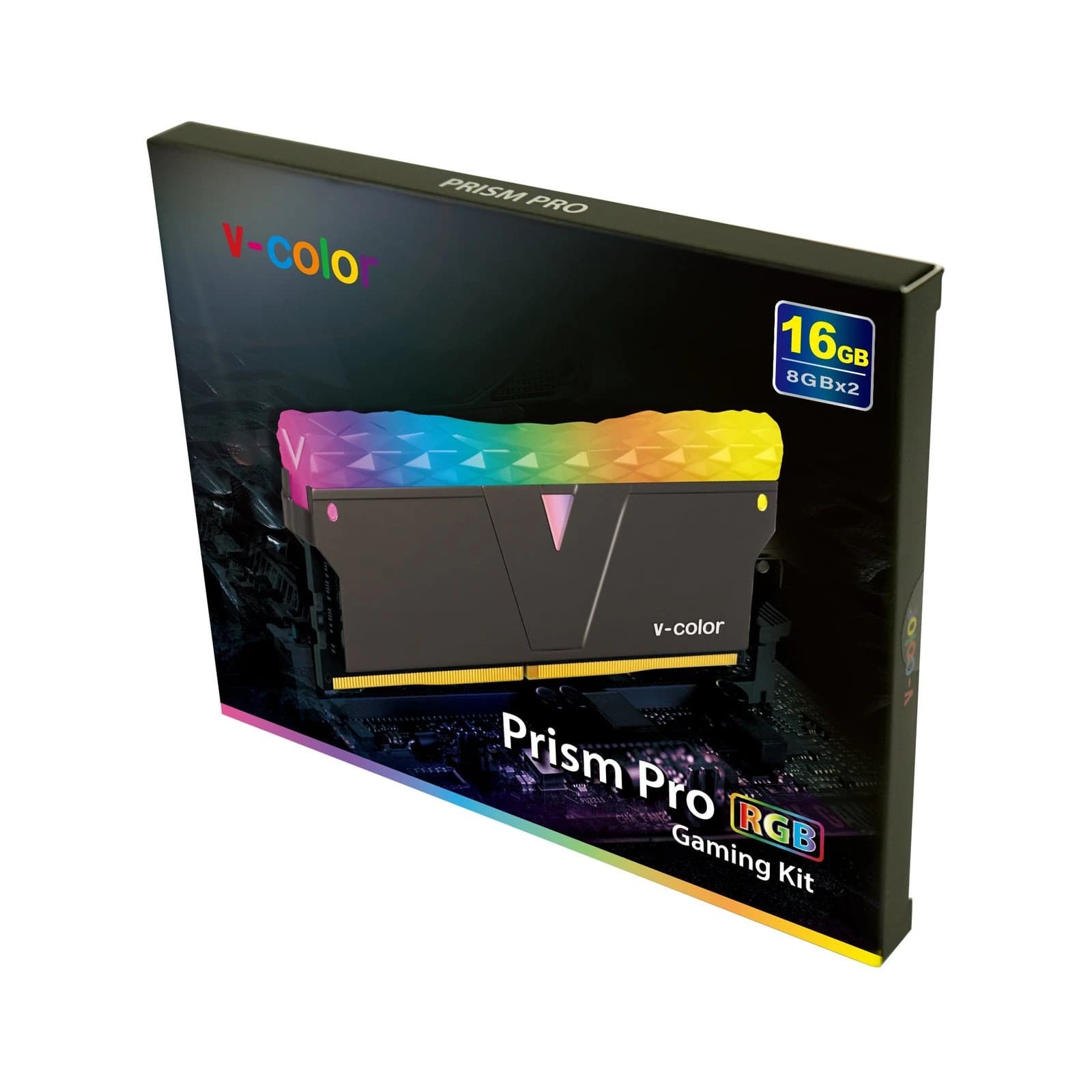 ذاكرة RAM V-Color Prism Pro DDR4 16GB (8GBx2) 3600MHz (PC4-28800) CL18