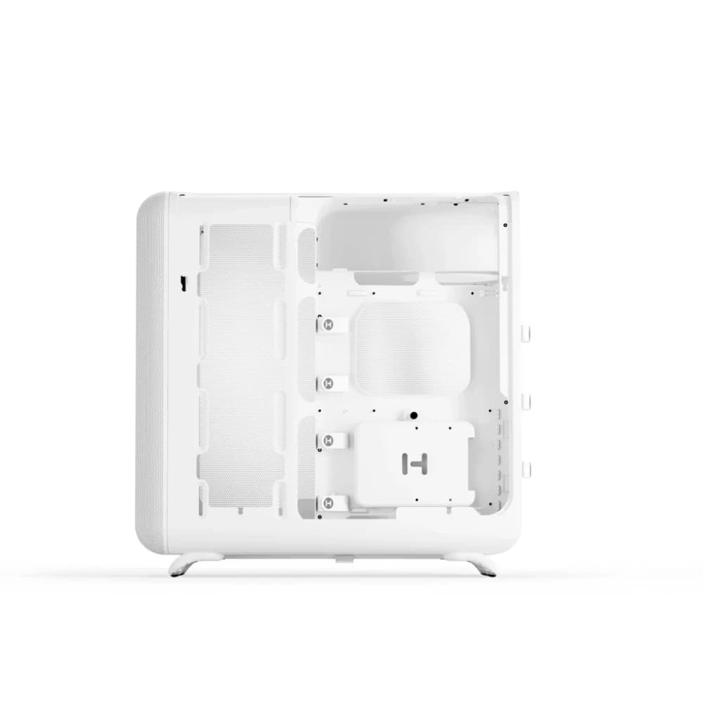 كيس كمبيوتر HYTE X50 زجاج مقسّى SIDE Panel متوسط الحجم CASE – SNOW أبيض