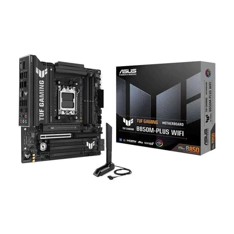 لوحة أم ASUS TUF GAMING B850M-PLUS WIFI AM5 DDR5 Motherboard – أسود