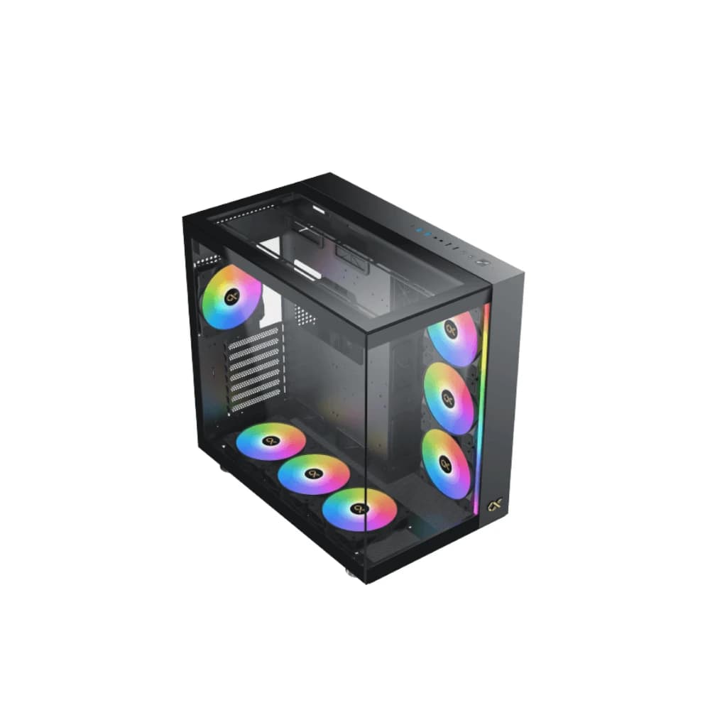 كيس كمبيوتر XIGMATEK AQUA ULTRA – E-ATX PC Case – أسود