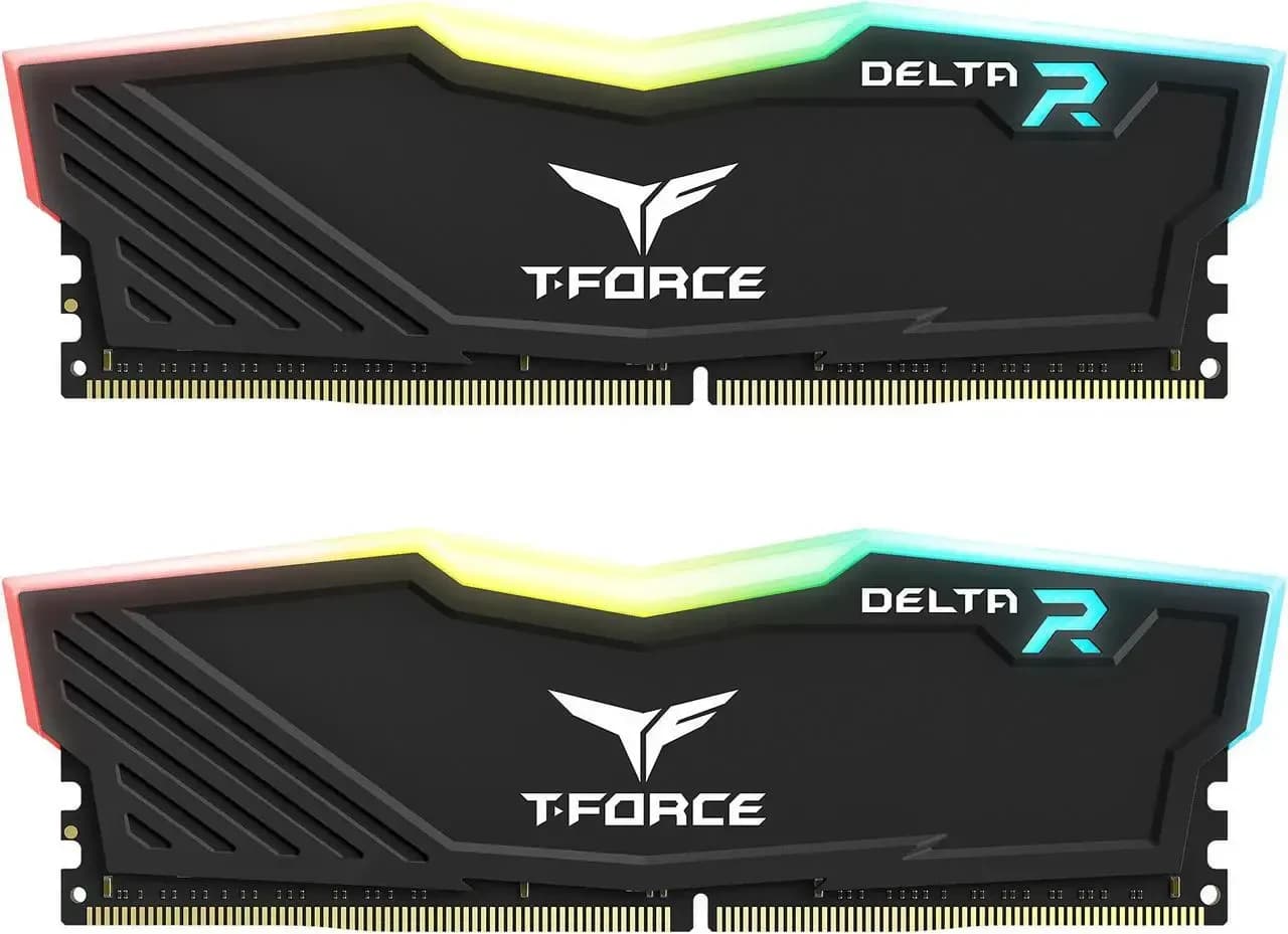 ذاكرة RAM TEAMGROUP T-Force Delta RGB DDR4 32GB (2 x 16GB) 3600MHz مكتبي Memory