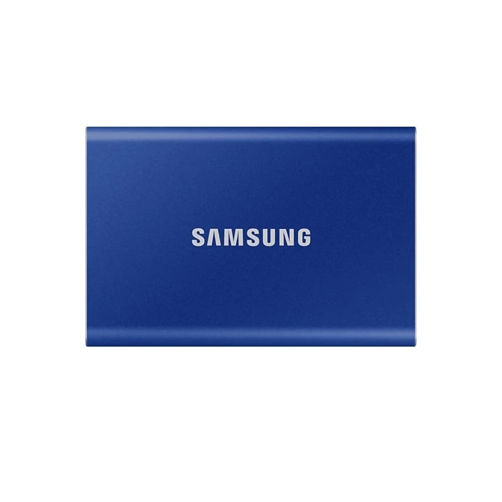 وحدة تخزين SAMSUNG Portable SSD T7 500GB – أزرق – USB 3.2 Gen 2 External SSD