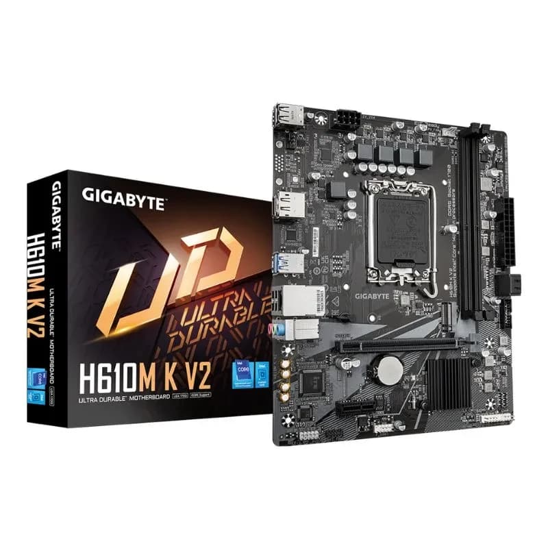 لوحة أم Gigabyte H610M K V2 DDR5 LGA1700 Micro-ATX Motherboard