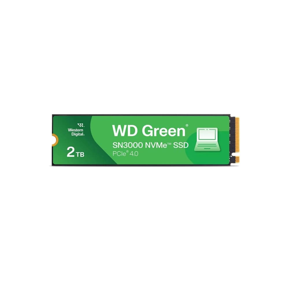 وحدة تخزين WD أخضر SN3000 2TB SSD – PCIe 4.0 NVMe M.2