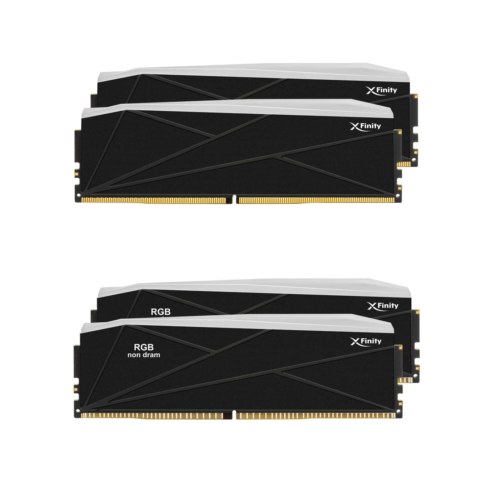 ذاكرة RAM V-Color DDR5 SCC 2+2 KIT Manta XFinity 32GB(16GBx2) 8000MHz with RGB Filler kit