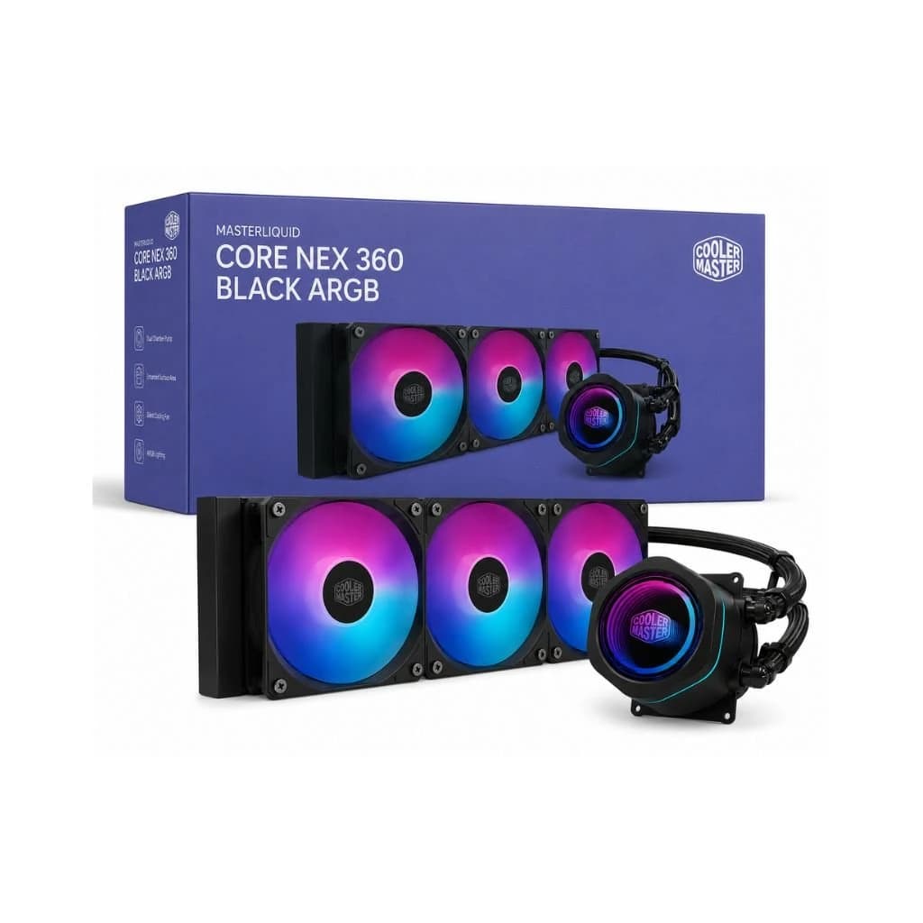 تبريد Master MasterLiquid Core, 360mm Nex Series – Liquid CPU Cooler