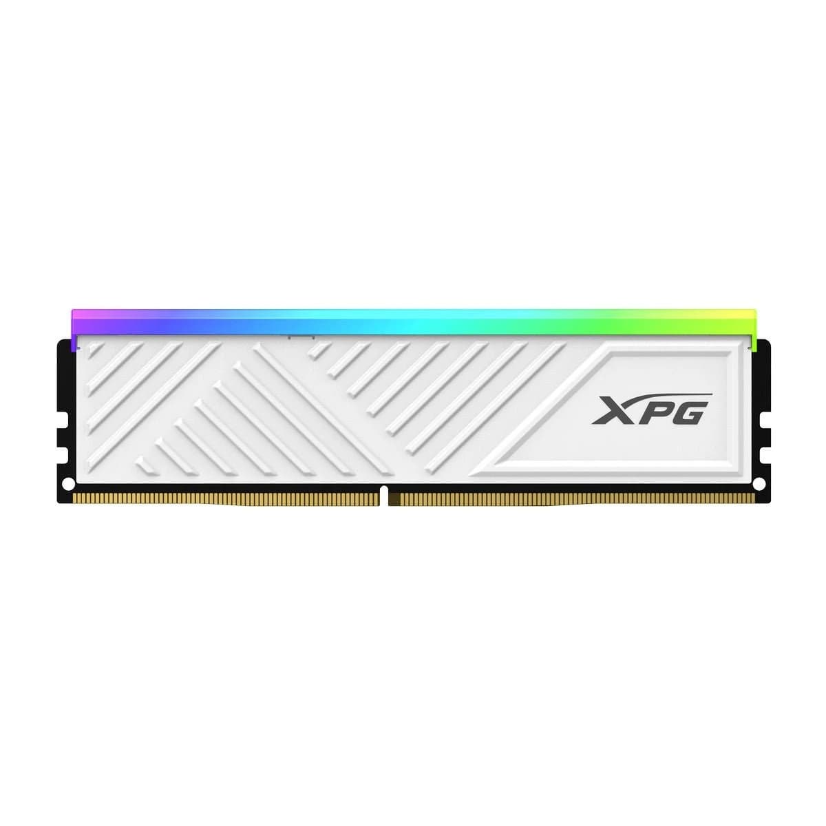 ذاكرة RAM XPG SPECTRIX D35G RGB DDR4 3600MHz 16GB (2×8GB) CL18 UDIMM 288-Pins مكتبي SDRAM DDR4 ثنائي القناة RAM — أبيض