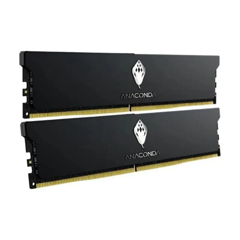 ذاكرة RAM ANACOMDA 32GB (16GBX2) DDR5 6000MHz مكتبي Memory – أسود