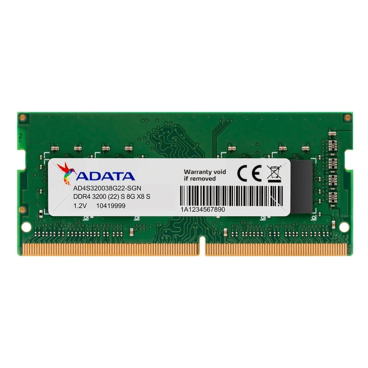 ذاكرة RAM ADATA Premier DDR4 3200 – 8GB – 260-pin SO-DIMM لابتوب RAM