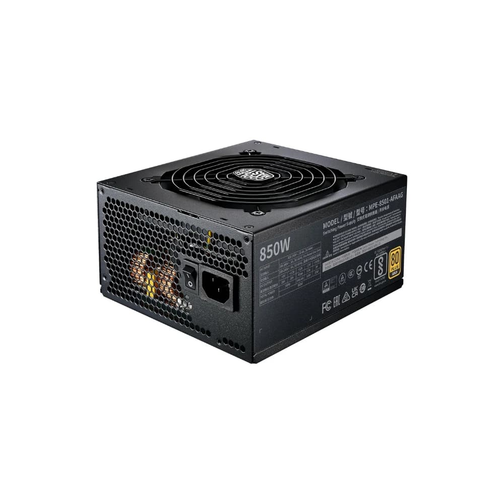 مزود طاقة COOLERMASTER MWE 850W 80+PLUS GOLD V2 أسود