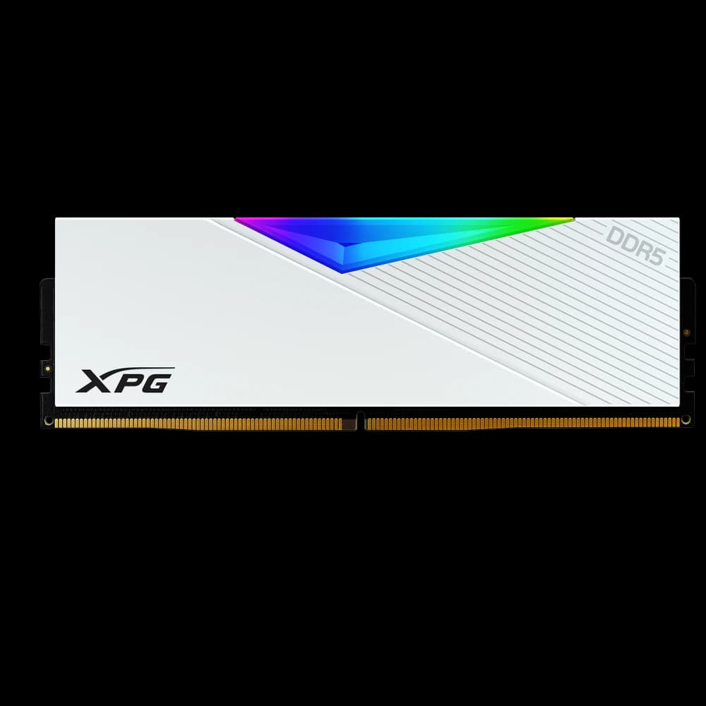 ذاكرة RAM XPG Lancer RGB DDR5 6400MHz 48GB (1 x 48GB) CL32 UDIMM 288-Pins مكتبي SDRAM DDR5 أحادي القناة RAM — أبيض