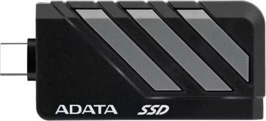 وحدة تخزين ADATA SC735 Portable External SSD – 2TB, Retractable USB-C, MIL-STD Drop Resistance — رمادي