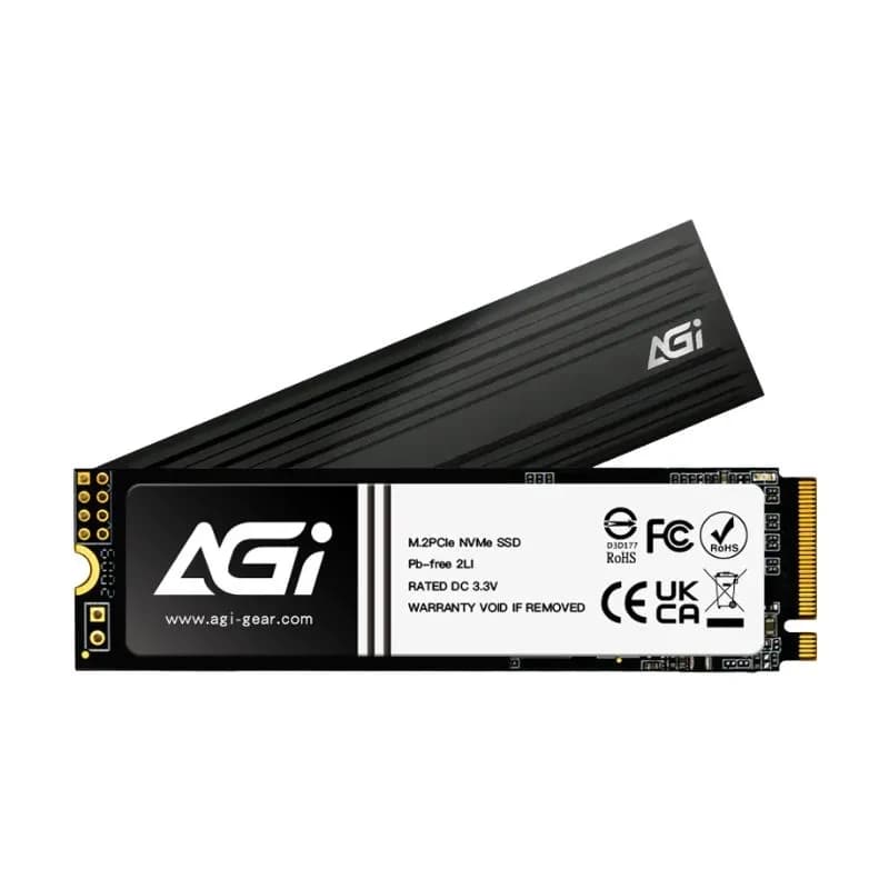 وحدة تخزين AGI AI828 1TB M.2 NVMe PCIe Gen4 SSD With Heatsink (PS5 Compatible)