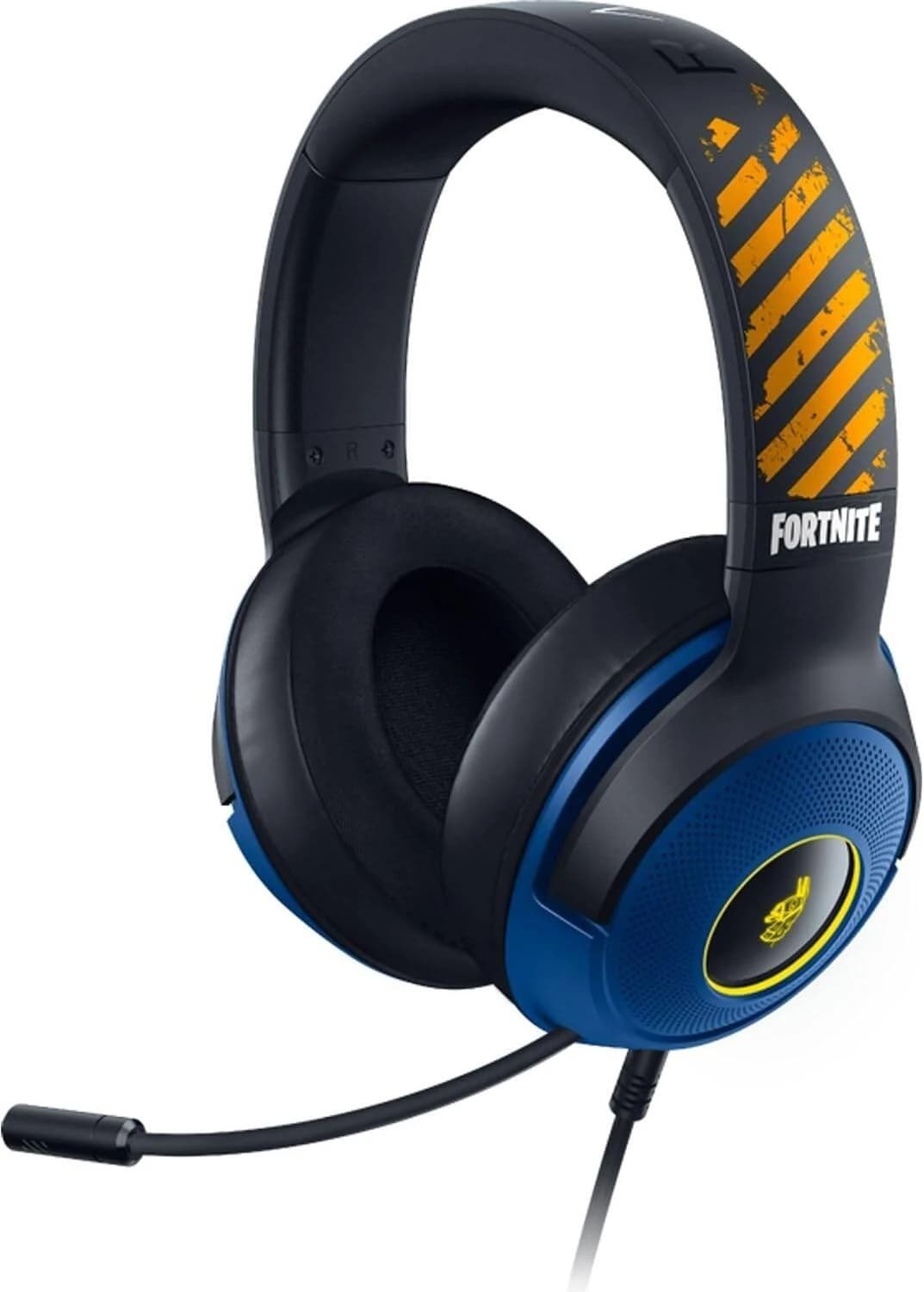 تبريد Razer Kraken V3 X Wired USB Gaming Headset – Fortnite Edition, 40mm TriForce Drivers, Chroma RGB Lighting, HyperClear Cardioid Mic, 7.1 Surround Sound, 285g Lightweight, أزرق