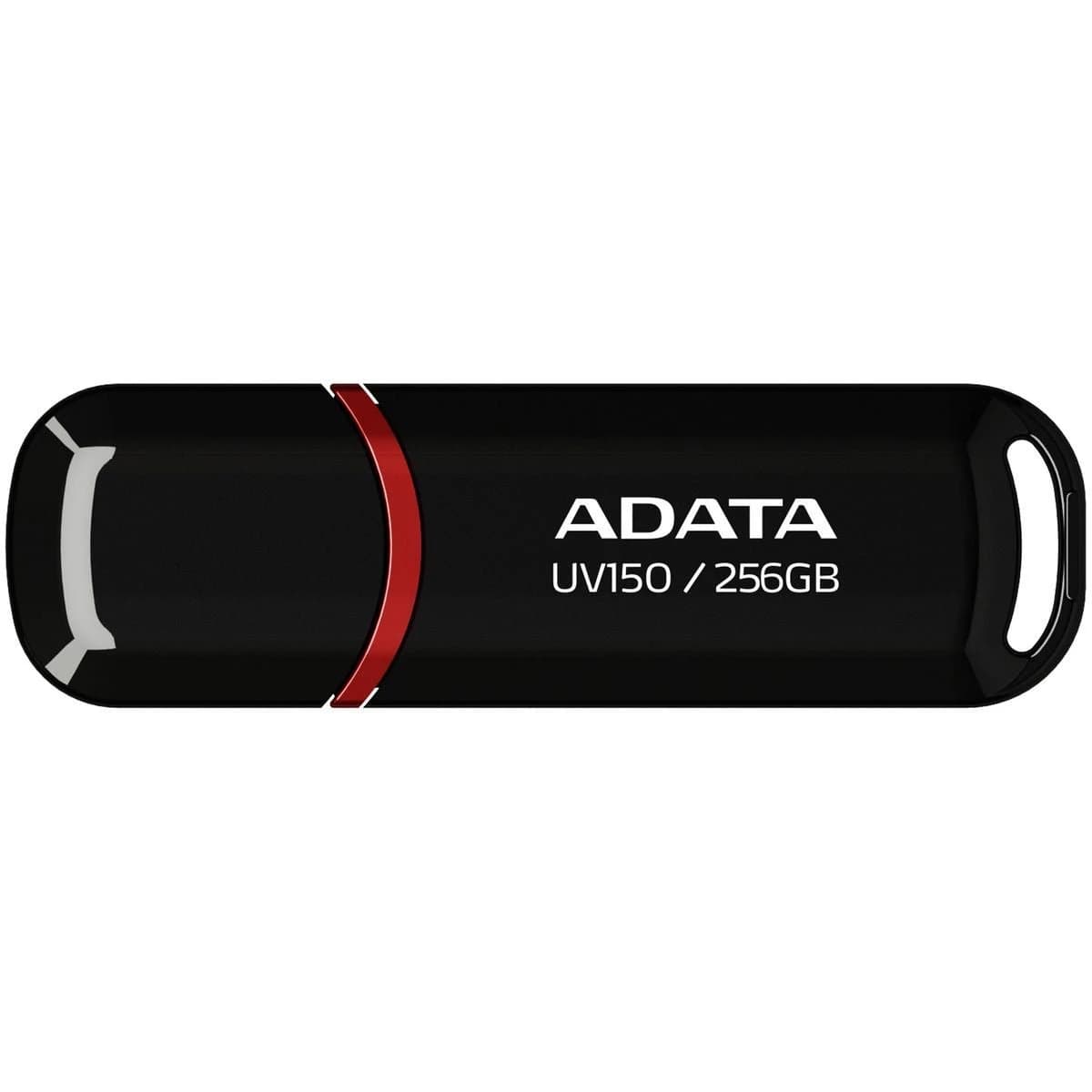 وحدة تخزين ADATA UV150 USB 3.2 Flash Drive Classic Cap — 256GB / أسود