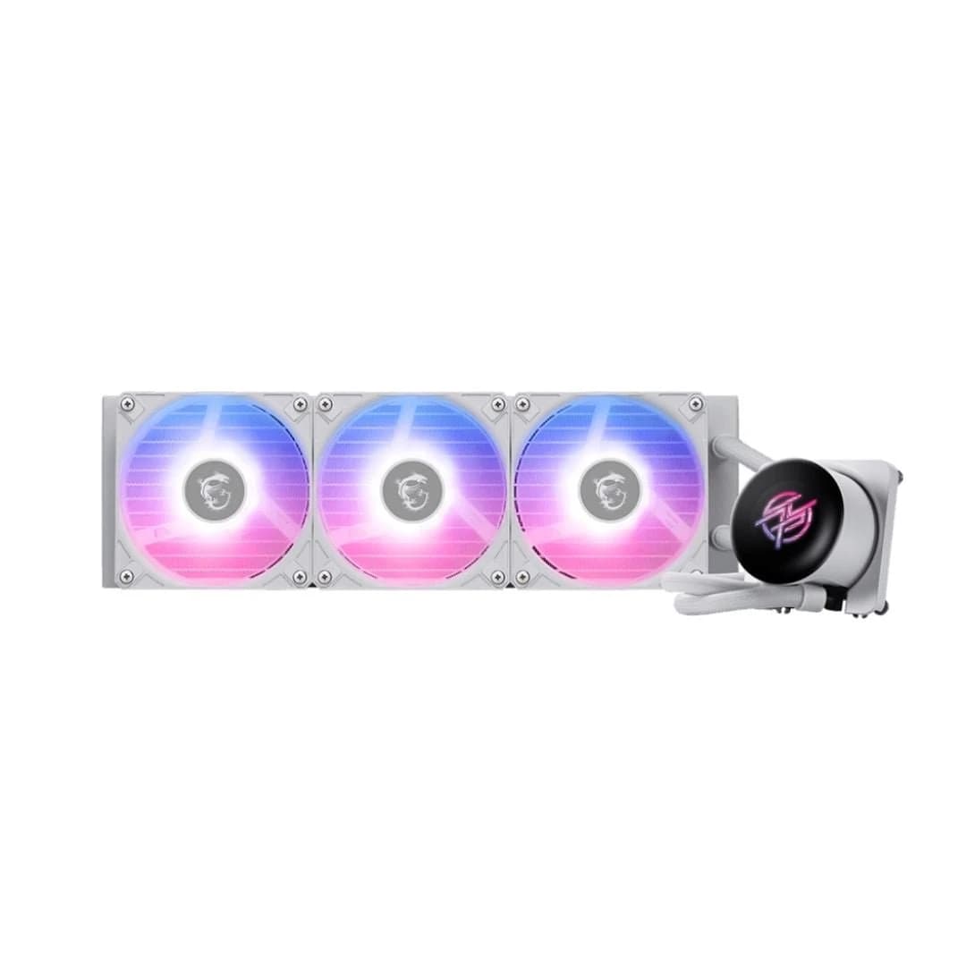 تبريد MSI MPG CoreLiquid P13 360 AIO مبرد سائل with LCD Screen – أبيض