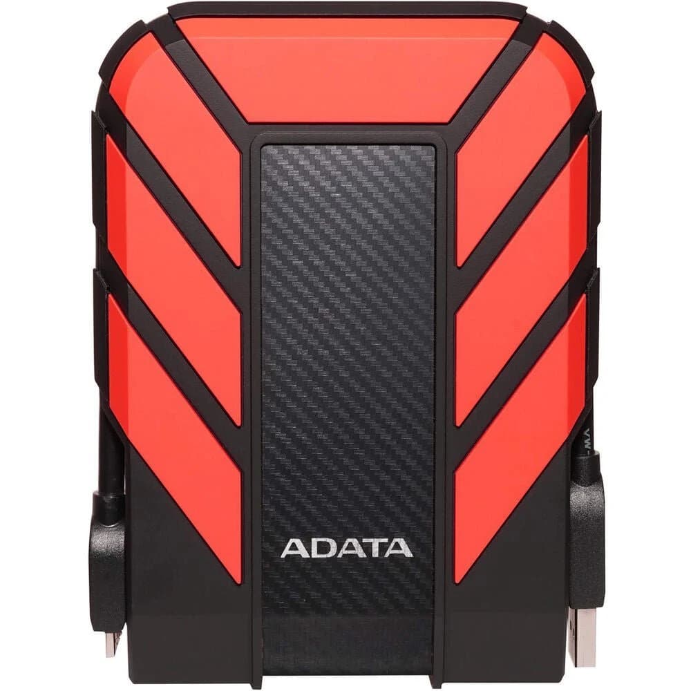 وحدة تخزين ADATA HD710 Pro External Hard Drive USB 3.2 Military-Grade Shockproof Waterproof Rugged Design – 2TB — أحمر