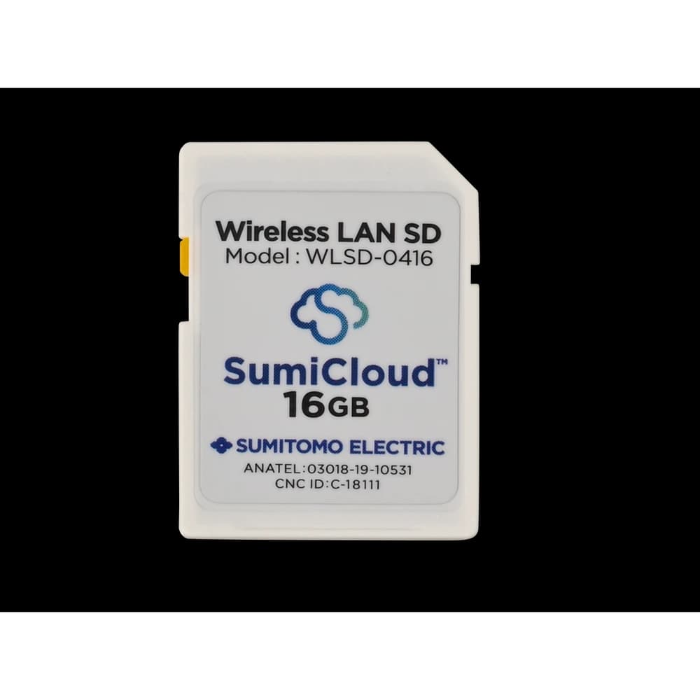 وحدة تخزين Sumitomo لاسلكي LAN SD card for SumiCloud™. Compatible with TYPE-72, TYPE-82, TYPE-Q102 series, and other splicers.