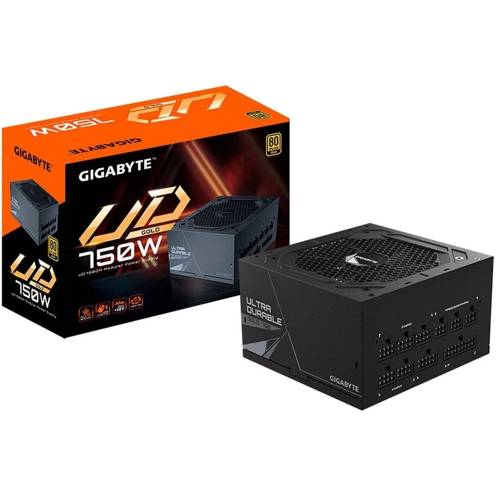 مزود طاقة GIGABYTE UD750GM 750W 80 PLUS Gold Modular ATX